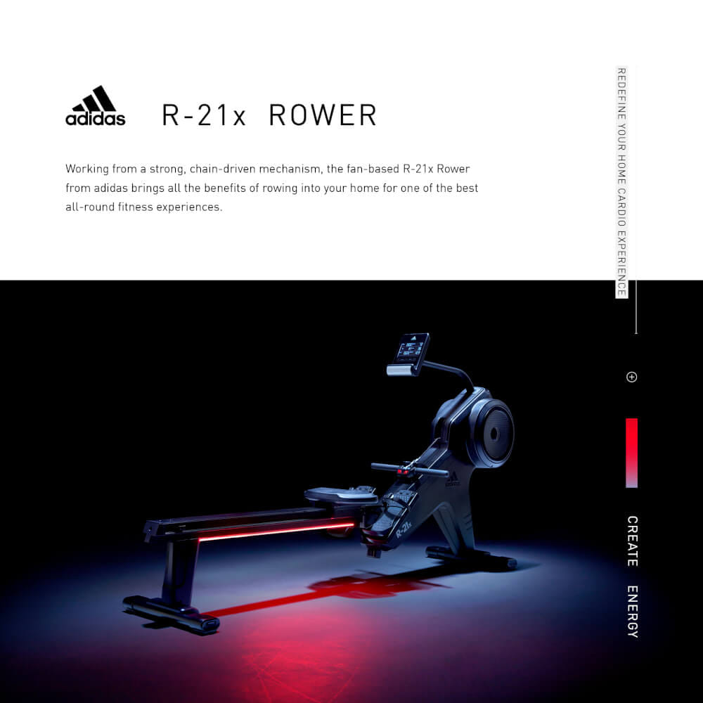 เครื่องกรรเชียงบกแบบลม Adidas R-21x Rower_8